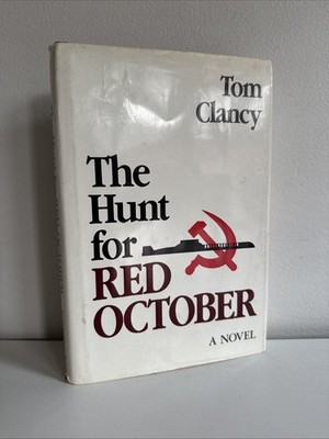 The Hunt for Red October by Tom Clancy / HC/DJ /Good / 1st ED/13th Print