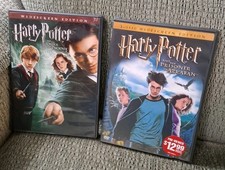 2 DVDs / HARRY POTTER  THE ORDER OF THE PHOENIX and THE PRISONER OF AZKABAN /
