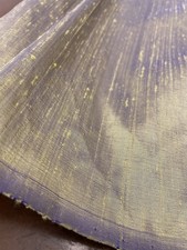100% Silk Dupion Fabric in Shot Gold & Purple Iridescent 