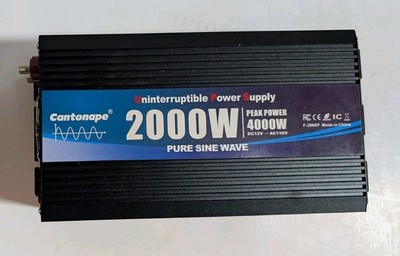 Cantonape 2000W Sump Pump Battery Backup Power Fail System Automatic Switching  