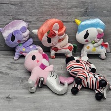 Tokidoki Plush Stuffed Animal Lot 5 Unicorno Lila Bella Ruby Zamba Gelatina