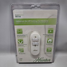 Hunter 99118 Ventilador Universal y Luces Control Remoto y Receptor Combo Nuevo Precintado
