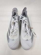 Adidas Adizero Electric II Football Cleats Shoes Mens US 9 White Silver Sample