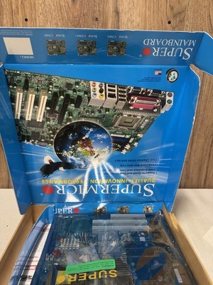 Supermicro X7DVA-E Dual LGA771 Server Motherboard Untested w/ Box