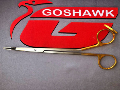 Trepsat Spatulated Tipped Dissection Facelift Scissor 18 cm Gold A+ Quality