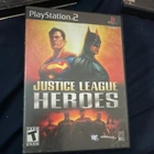 Justice League Heroes PS2 Complete w/ Case Disc Manual, Action/Adventure T-Teen