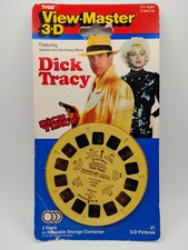 Vintage View Master Reels Dick Tracy Movie 3D Photos Tyco 1990, New Sealed