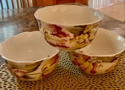 222 Fifth Ellis S/3 Soup/Cereal Bowls
