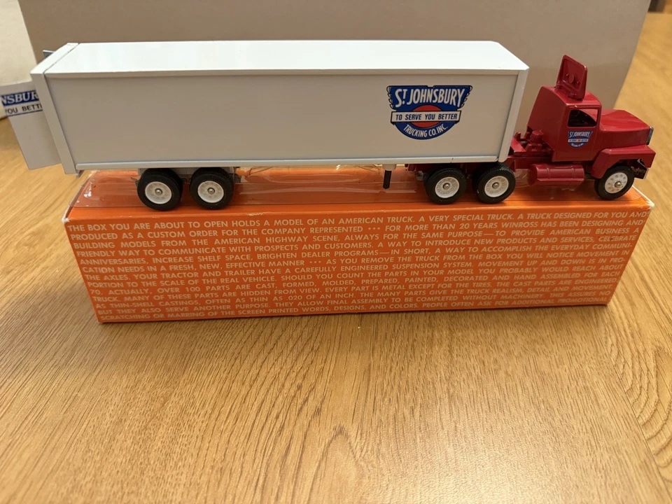 Camión remolque tractor Winross St Johnsbury escala 1/64 Foto 4 de 4
