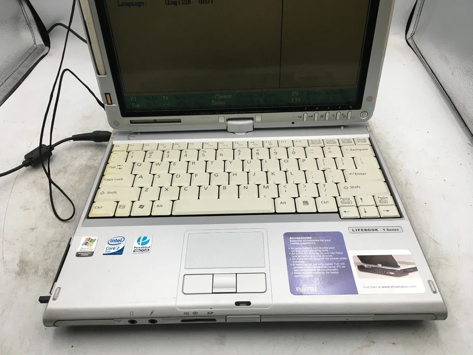 FUJITSU LIFEBOOK T SERIES T4215 -BOOTS TO BIOS- INTEL T5500 - 1GB RAM - READ -BB - Image 3 of 4