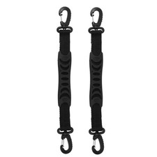 2Pcs Roller Skate Carrier Straps Durable Black Shoulder Sling Reusable PVC