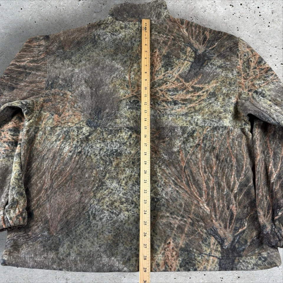 NOS Mossy Oak Brush Camo Fleece Jacket Men’s XL Walker’s Lake II Hunting NWT - Image 4 of 4