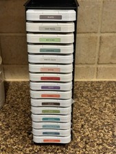 15 - Close to My Heart Stamp pads w/ CTMH Storage Shelf 8 Sealed- 7 open EUC