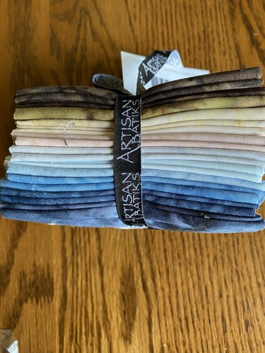 R Kaufman prisma dyes"Bedrock" 12 FQ's (3 yds) - Picture 3 of 3