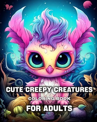 Cute Creepy Creatures Coloring Book For Adults | Ariana Raisa | Taschenbuch