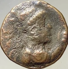 Ancient Kushan Empire Coin Indo-Greek 80-90AD Tetradrachm Soter Megas Vima Takto