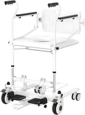 Patient Chair Transferred Lift Wheelchair Removable Split Type Wheelchair 250 lb