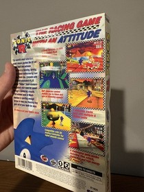 Sonic R (Sega Saturn, 1997) Tested Complete Humidity Damage Read Description 