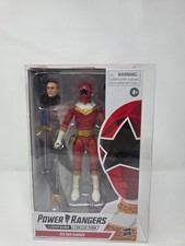 NEW SEALED Power Rangers Lightning Collection Zeo Red Ranger 6 Figure Hasbro