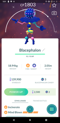 #ad Pokémon Go Blacephalon Shiny Mini PTC $1.90