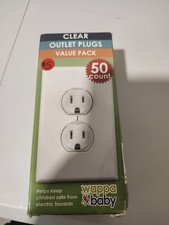 Clear Outlet Covers 50 Pack Value Pack Baby Safety Outlet Plug Covers Wappa Baby