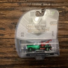 Rare Greenlight Dually Drivers 1971 Chevrolet C-30 Wrecker Green Machine Chase Rare Greenlight Dually Drivers 1971 Chevrolet C-30 Wrecker Green Machine Chase