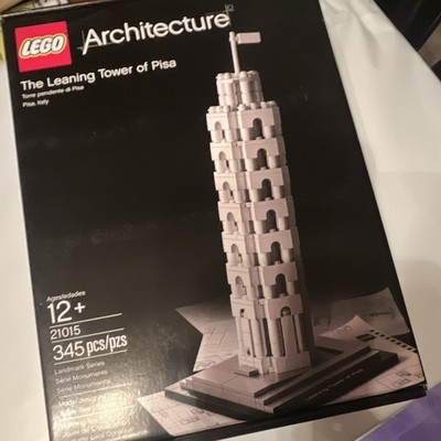 LEGO Architecture Leaning Tower of Pisa 21015 Landmark Series 345pcs 12+ Booklet