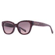 Coach Grey Rose Gradient Butterfly Ladies Sunglasses HC8379U 578346 54