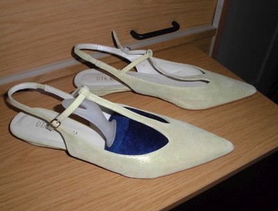 UTA RAASCH/PETER HAHN edle Sandalen Echtleder Gr. 41 w.NEU 150  