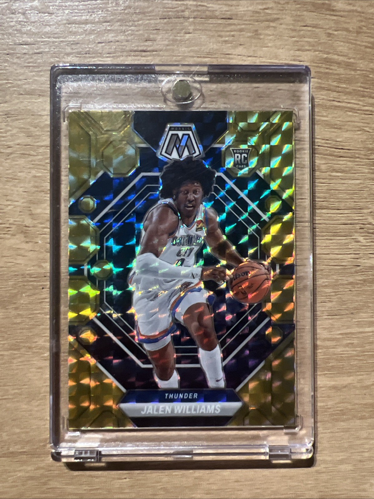 2022 Mosaic Jalen Williams Yellow Reactive #217