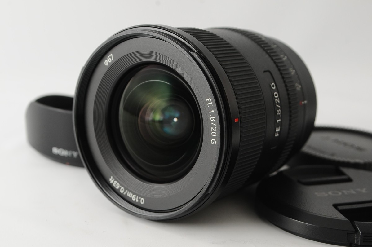 Sony FE 20mm f/1.8 G Lens - Black (SEL20F18G) for sale online