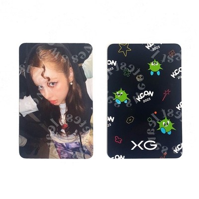 XG KCON Harvey Homecoming pop up store benefit rare photocard