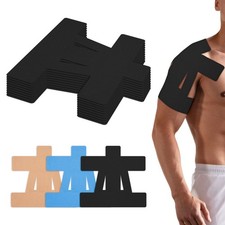 15Pcs Kinesiology Tape for Shoulder Precut,Shoulder Pain Black