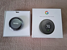 Google Nest 3rd Gen Learning Thermostat A0013...
