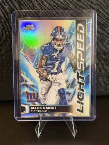 2025 Topps Cosmic Chrome Malik Nabers Base (RAW)