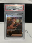 Pokemon 2023 Giovanni's Charisma Mew EN Special Illustration Rare #204/165 PSA 8