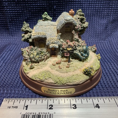 Thomas Kinkade Memories of Home Heather's Hutch Lighted Cottage Collectible