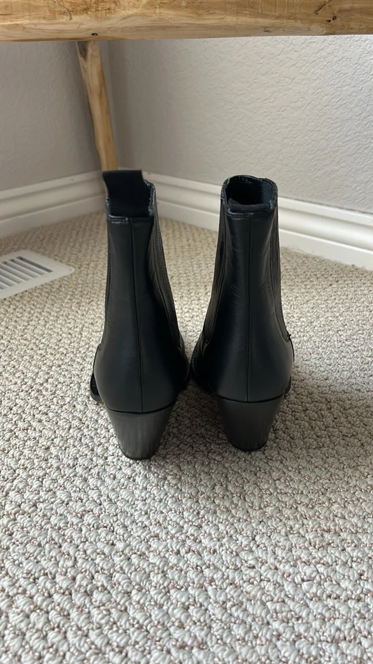 Botines elegantes de cuero negro IRO talla 38 Foto 4 de 4