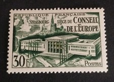 S59110 France 1952 MNH** Conseil Européen 1 Valeur Neuf Sans Bordure Y&T #923