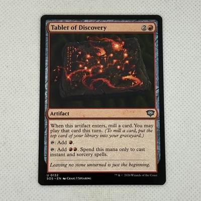 MTG SOS | Tablet of Discovery 0132 | Uncommon!