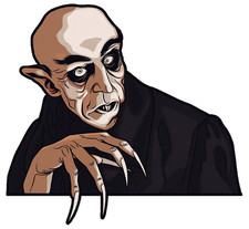 Halloween Dracula Michael Myers Leatherface Gill-man Peeker Sticker Vinyl Decal