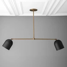 Handmade Brass Chandelier Dome Shade Hanging Ceiling Pendent Halloween Gift