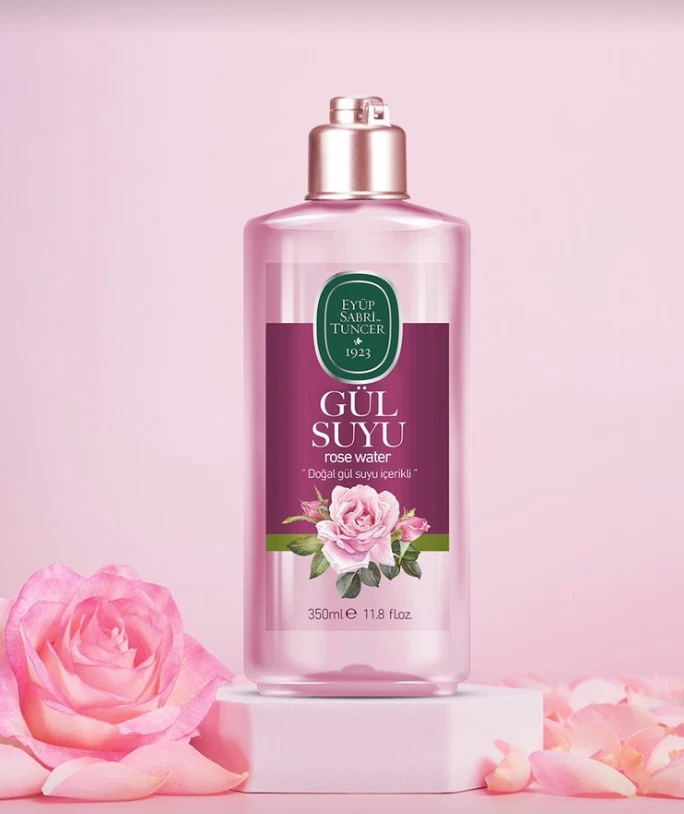 EYÜP SABRI TUNCER Turkish Rose Water - 350ml | Vegan, Alcohol-Free, Natural Skincare Toner