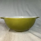 VTG PYREX 2 1/2 qt Verde Green Nesting Cinderella Handle Mixing Bowl 443 Avacodo