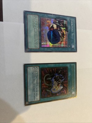 Signed Yugioh cards Graceful Dice and Enemy Controller Wayne Grayson/Eric Stuart