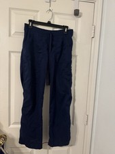 Navy Blue Drawstring, Scrub Pants Extra Small