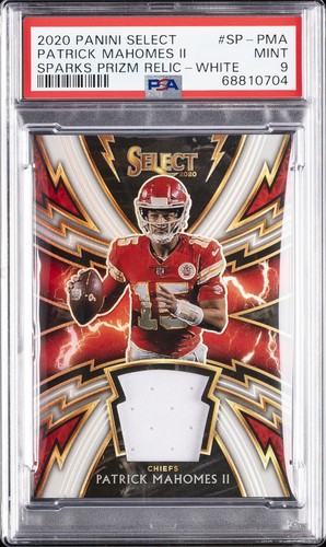 Patrick Mahomes II [Sparks Prizm] 2020 Panini Select Sparks card