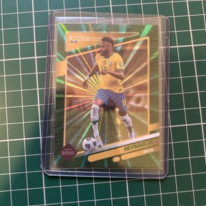2021-22 Panini Donruss Road to Qatar - Neymar Jr. #18 Holo Green Laser