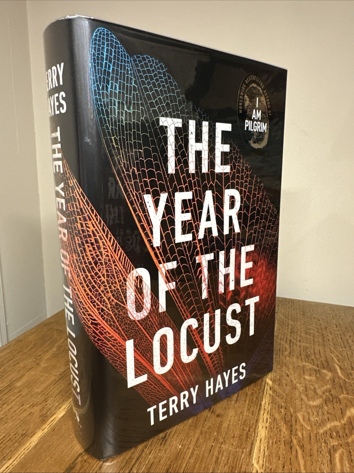 The Year of the Locust  Terry Hayes SIGNED DATED LOCATED 2023 UK 1/1 HB Bantam