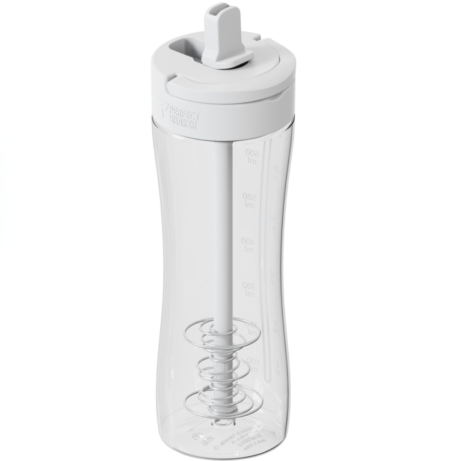 Luma Series Tritan Shaker Bottle with Built-In Straw & Measu